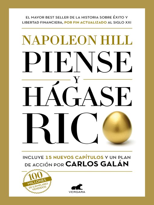 Title details for Piense y hágase rico by Napoleon Hill - Wait list